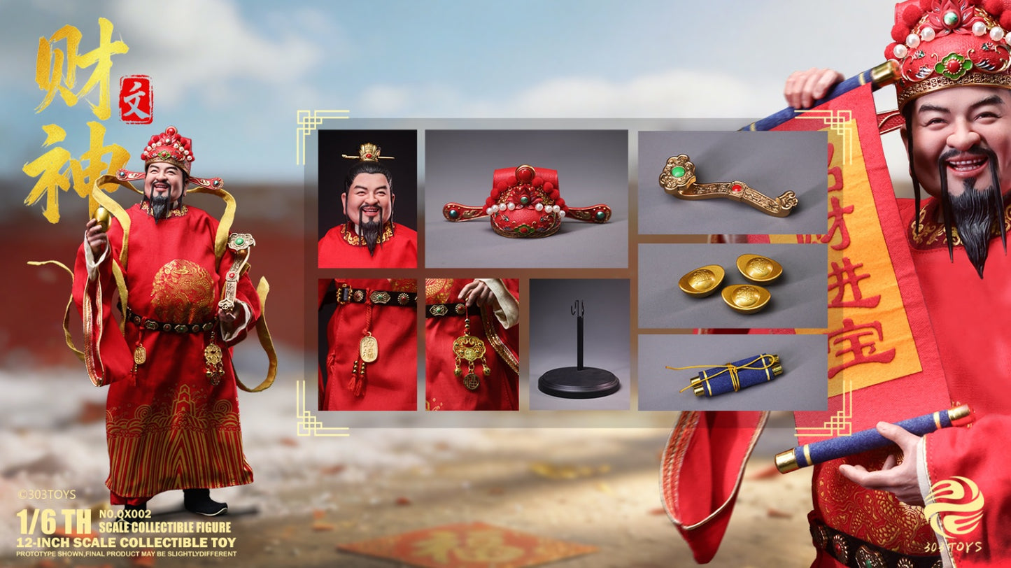 303TOYS - 1/6 ACTION FIGURE NO.QX002 - THE CIVIL GOD OF WEALTH (Licensed)