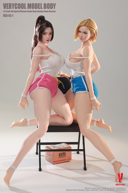 VERYCOOL - Body No.3 Full Figured 1/6 Silicone Female Body VCD-03-1A VCD-03-1B