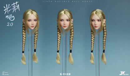 JKTOYS - 1/6 Asian Beauty Head Sculpt Milly 2.0 K-016 (Licensed)