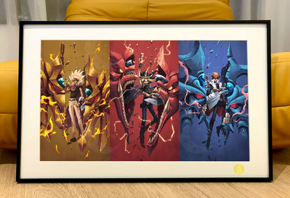 【Pre-sale】Decorative Painting of Three Main Characters-Yu-Gi-Oh! Duel Monsters-XingKong Studio