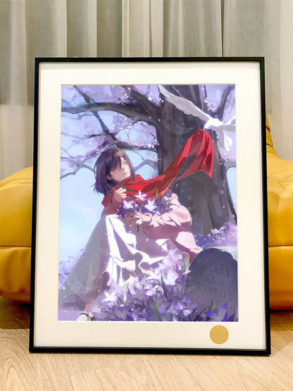 【Pre-sale】Decorative Painting of Scarf Mikasa-XingKong Studio
