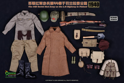 QORANGE QOTOYS - 1/6 The 44D Soviet Red Army on the L-R Highway in Finland 1940 NO.QOM-1068 Clothing Set Accessory Pack (Licensed)
