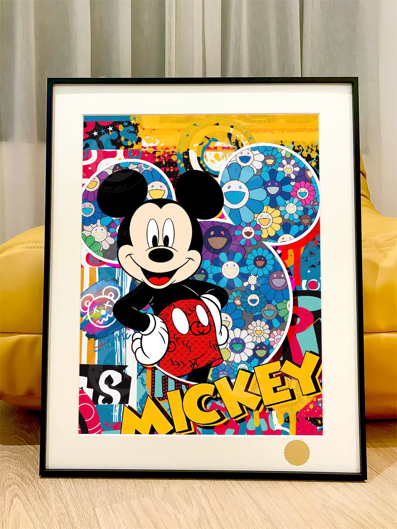 【Pre-sale】Decorative Painting of Sun Flower Mickey-XingKong Studio