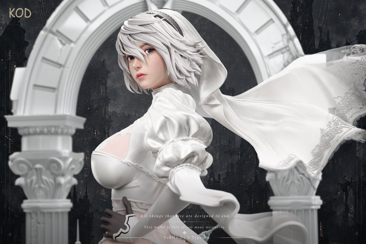 【Pre-sale】1/4 Scale Wedding Dress NieR 2B-NieR:Automata-KOD Studio