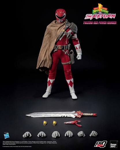 Threezero - Mighty Morphin Power Rangers: The Return FigZero 1/6 Red Power Ranger 3Z10200W0 (Licensed)