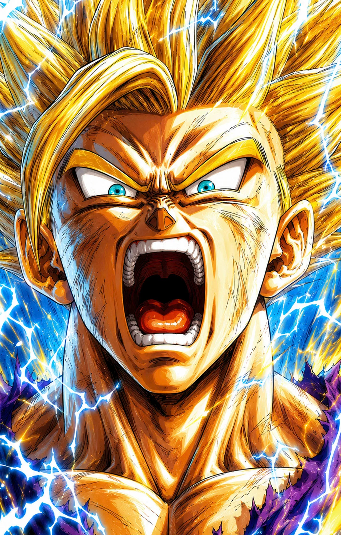【Pre-sale】Decorative Painting of Super Seiya Son Gohan-H2 Studio