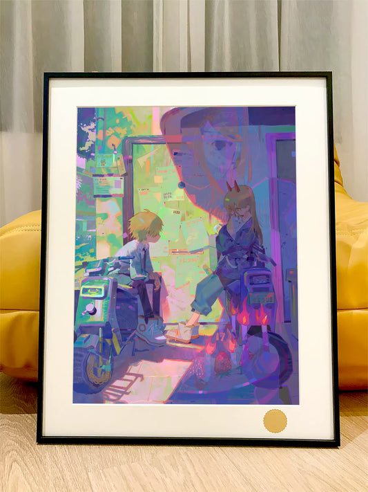 【Pre-sale】Decorative Painting of Young Denji and Power-XingKong Studio