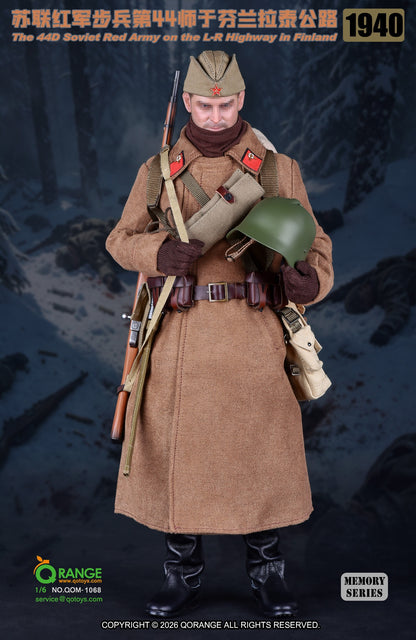 QORANGE QOTOYS - 1/6 The 44D Soviet Red Army on the L-R Highway in Finland 1940 NO.QOM-1068 Clothing Set Accessory Pack (Licensed)