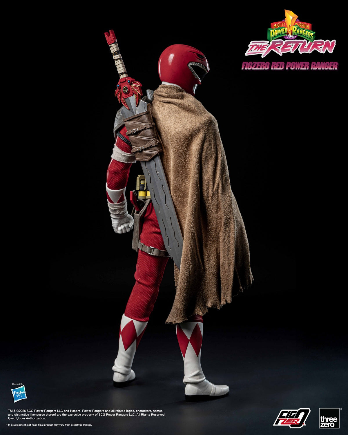 Threezero - Mighty Morphin Power Rangers: The Return FigZero 1/6 Red Power Ranger 3Z10200W0 (Licensed)