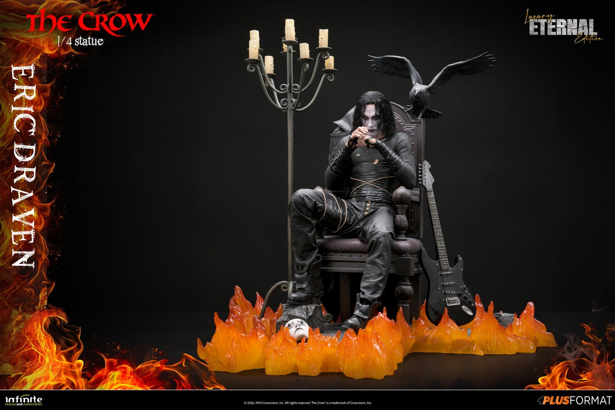 Infinite Statue - The Crow Eric Draven 1/4 Scale Statue (Licensed)