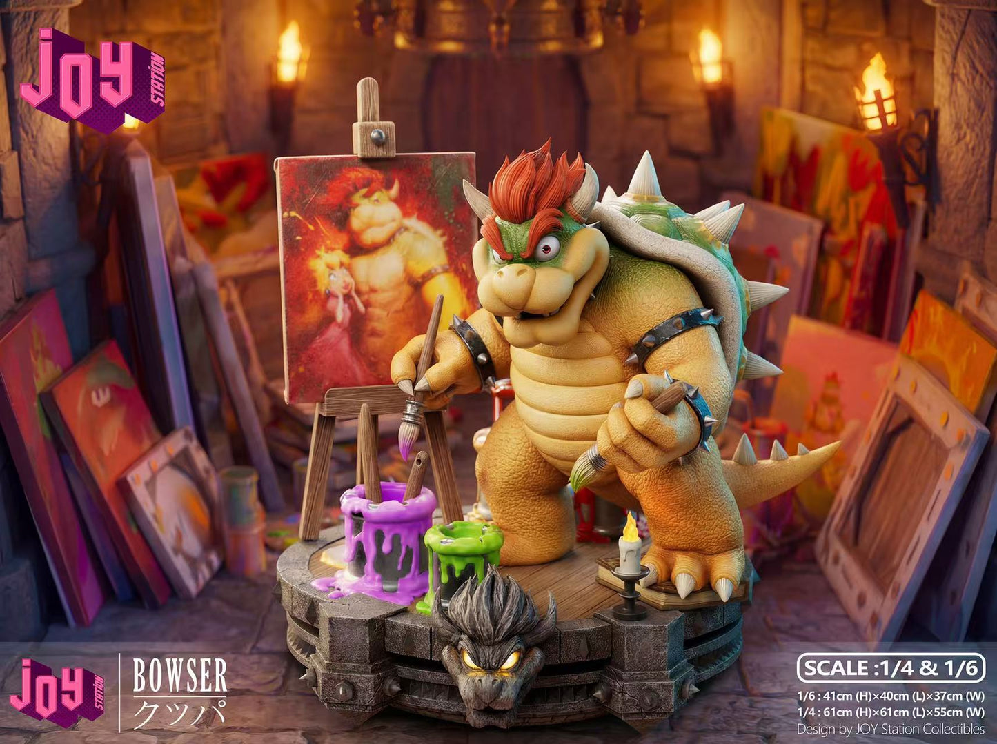 Joy Station Studio - Bowser 2.0 Super Mario 1/6 & 1/4 Scale Statue(GK)