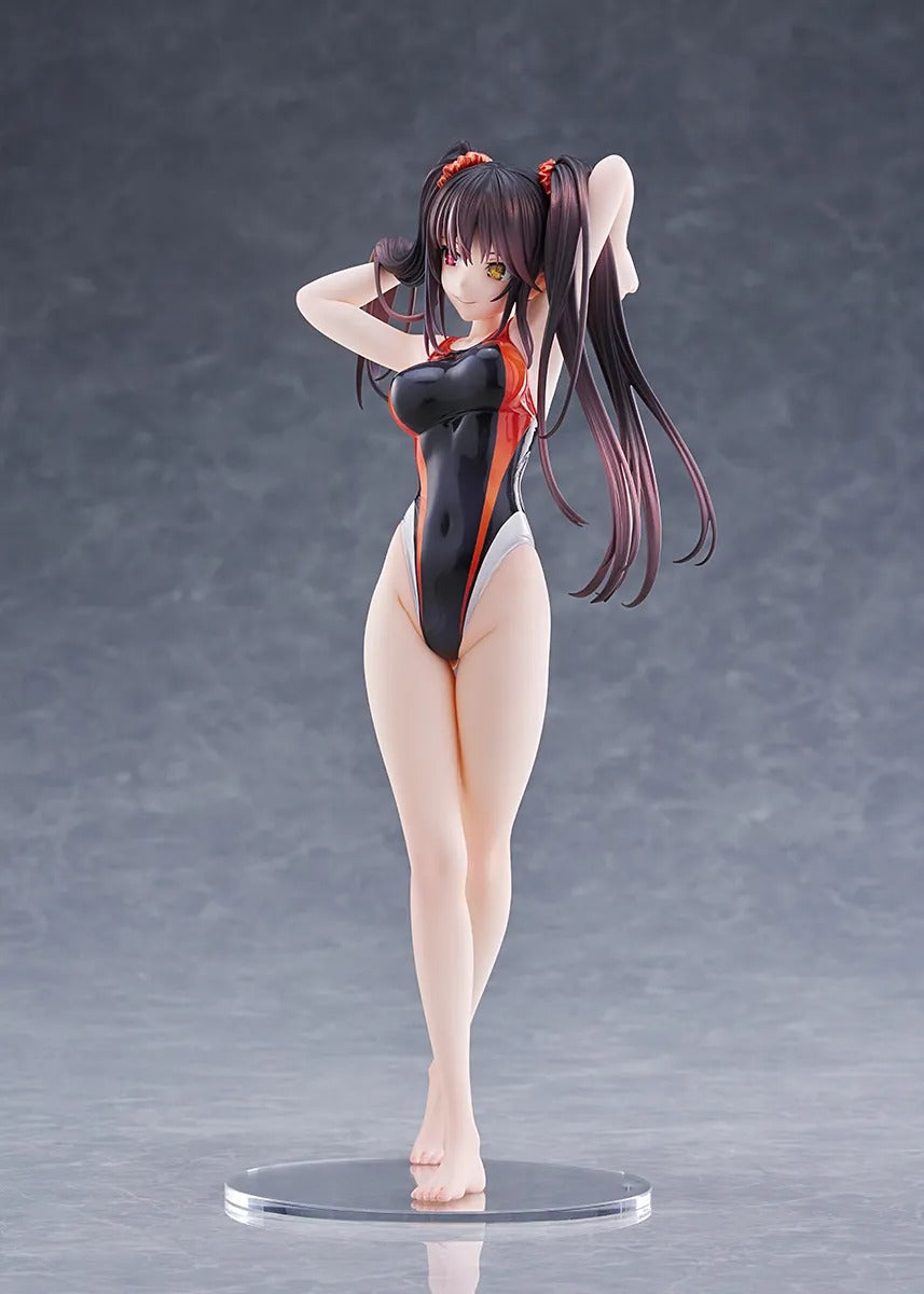 AMAKUNI - Swimsuit Silhouette Date A Live Kurumi Tokisaki Competition Swimsuit Ver. 1/7 Complete Figure (Licensed)