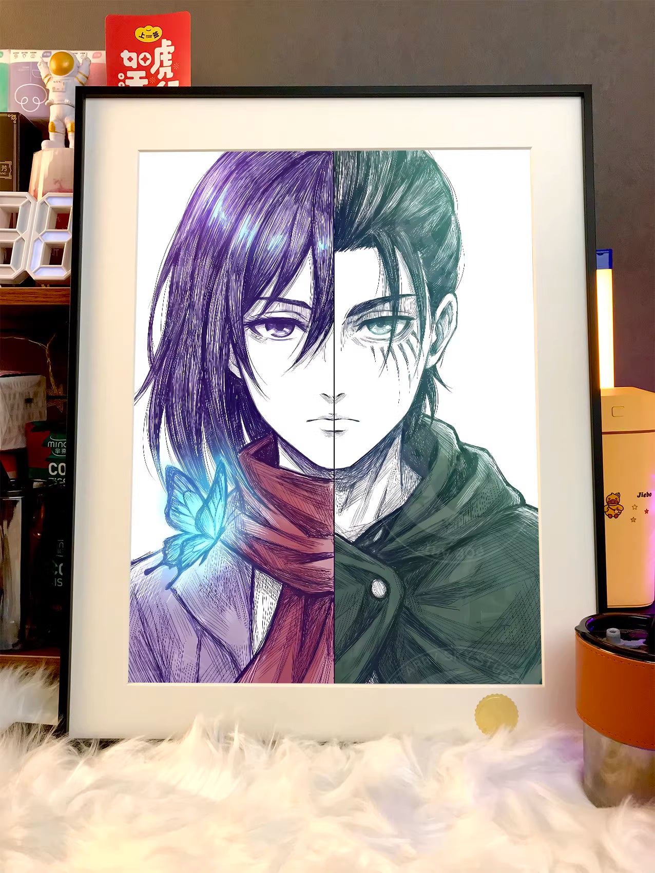 【Pre-sale】Decorative Painting of Mikasa and Eren-XingKong Studio