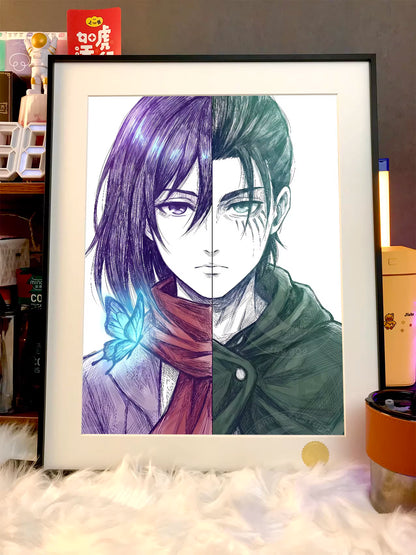 【Pre-sale】Decorative Painting of Mikasa and Eren-XingKong Studio