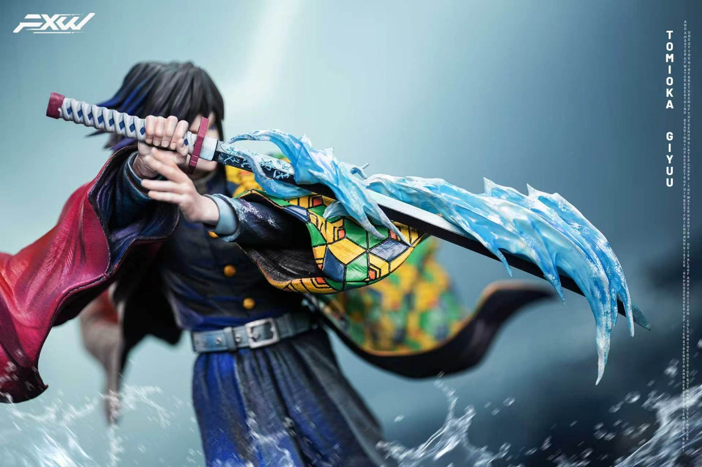 FXW Studio - Nine Hashira Series Water Hashira Giyu Tomioka Demon Slayer 1/6 Scale Statue(GK)