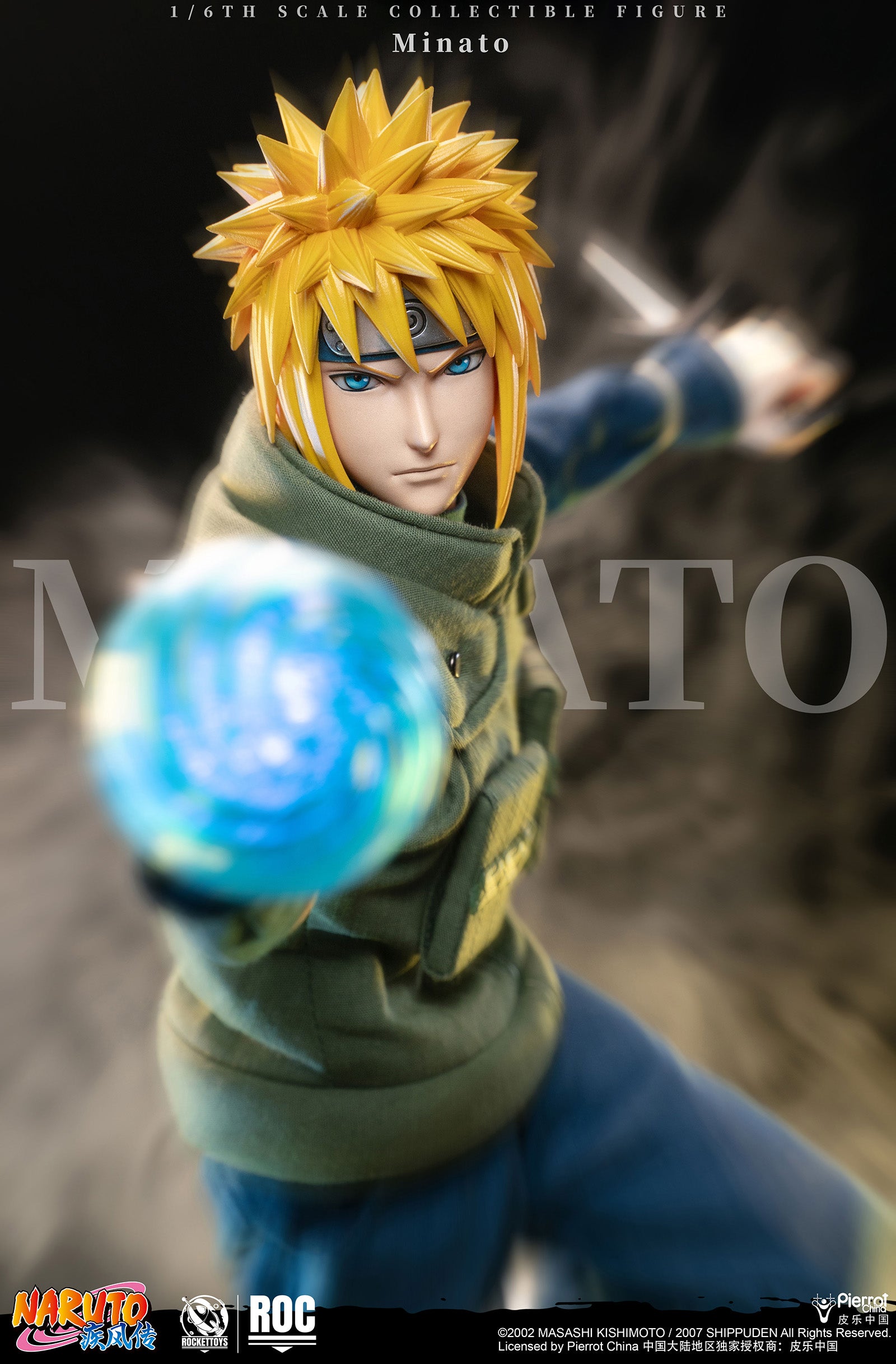 Pre-sale】1/6 Scale ROC-016 Namikaze Minato-ROCKETTOYS Studio