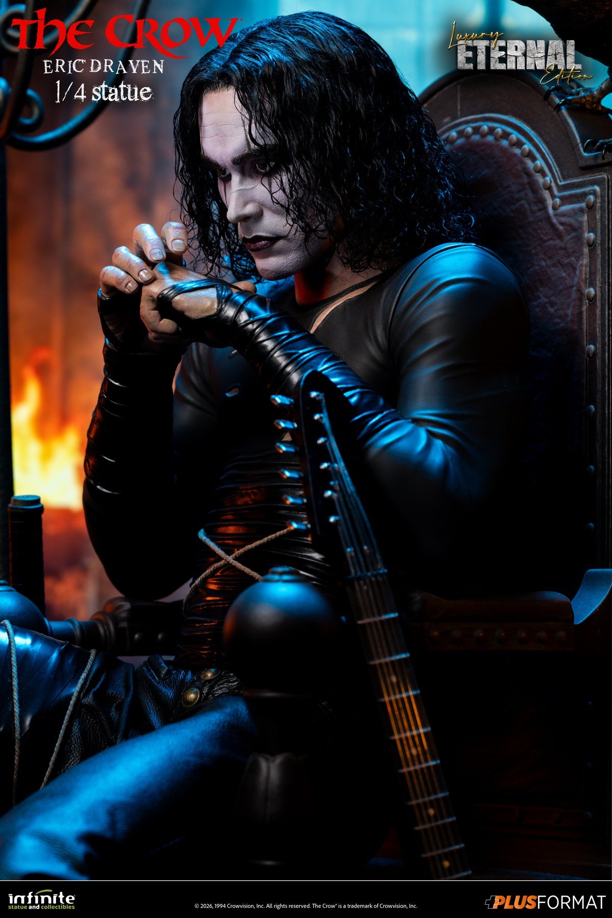 Infinite Statue - The Crow Eric Draven 1/4 Scale Statue (Licensed)