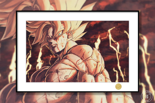 【Pre-sale】Decorative Painting of Injured Goku-H2 Studio