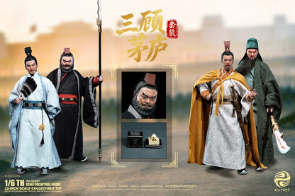 303TOYS 1/6 Action Figure NO.QX007 Three Visits to the Thatched Cottage - Set (Light Four-Pack Edition)