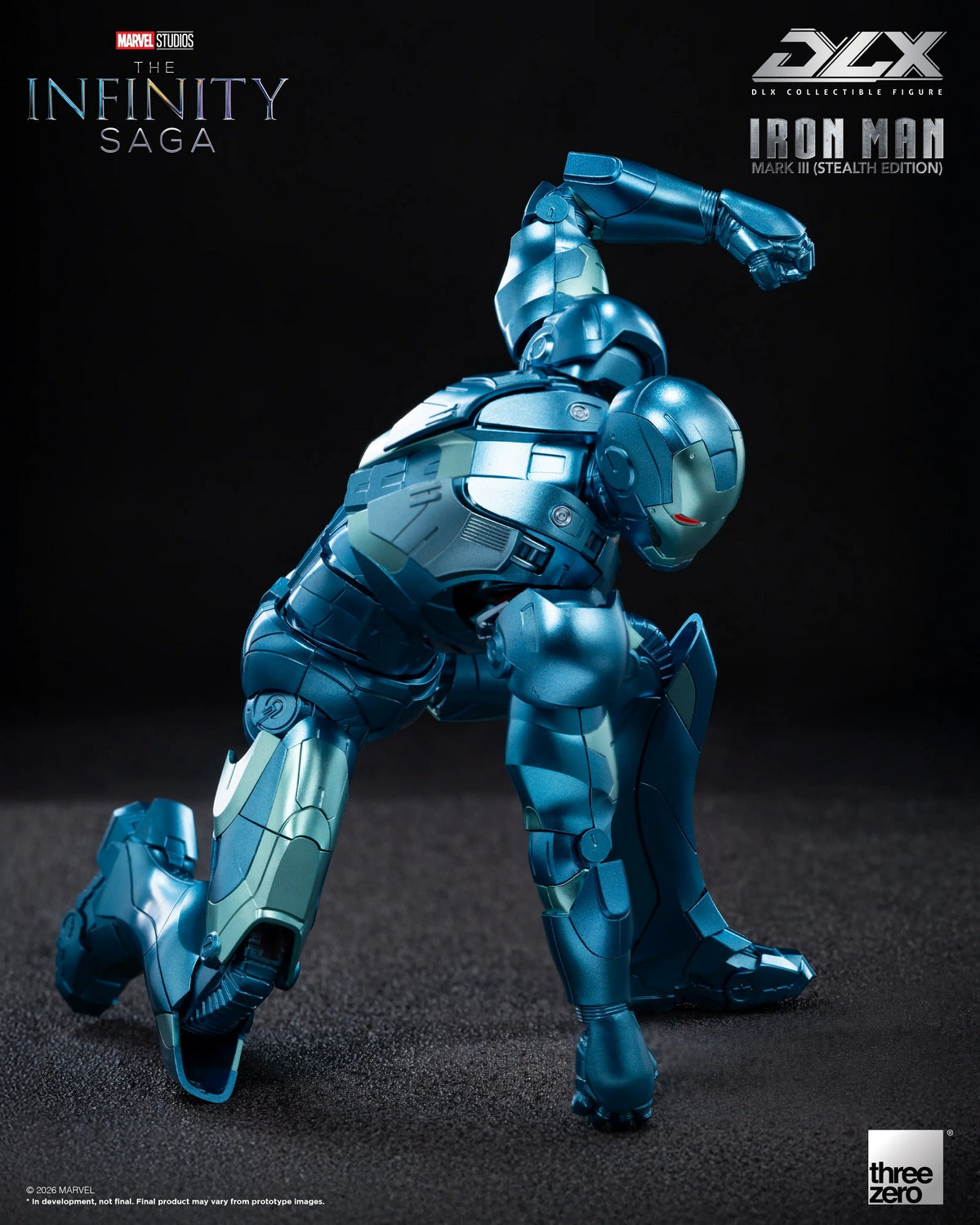Threezero - Marvel Studios: The Infinity Saga DLX Iron Man Mark 3 (Stealth Edition) 3Z09220C0 (Licensed)