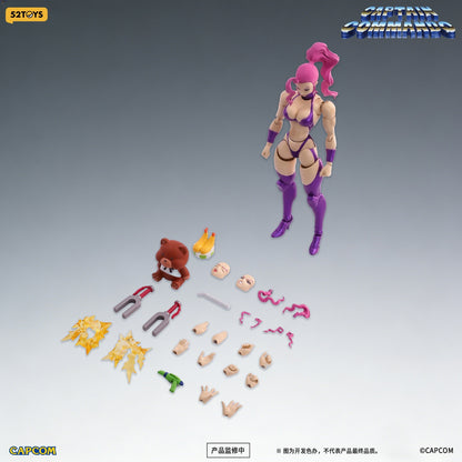 52toys - Lightning Dance Captain Commando - Carol X Captain Commando 1/12 Scale Action Figure (Licensed)