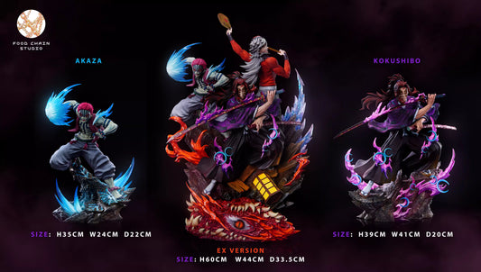 【Pre-sale】1/6 Scale Kokushibo, Akaza and Douma with LED-Food Chain Studio