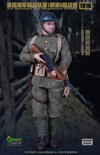 QORANGE QOTOYS-1/6 USMC 1st Division 5th Regiment in Argonne France 1918 QOM-1066-Accessories