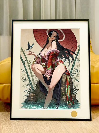 【Pre-sale】Decorative Painting of Japanese Style-Boa Hancock-One Piece-XingKong Studio