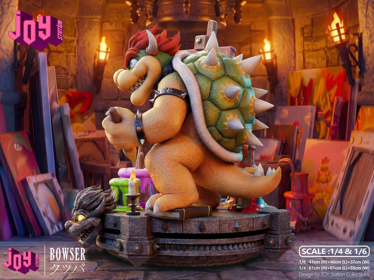 Joy Station Studio - Bowser 2.0 Super Mario 1/6 & 1/4 Scale Statue(GK)
