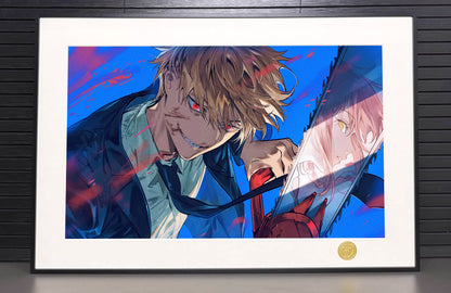 【Pre-sale】Decorative Painting of Denji and Makima-H2 Studio