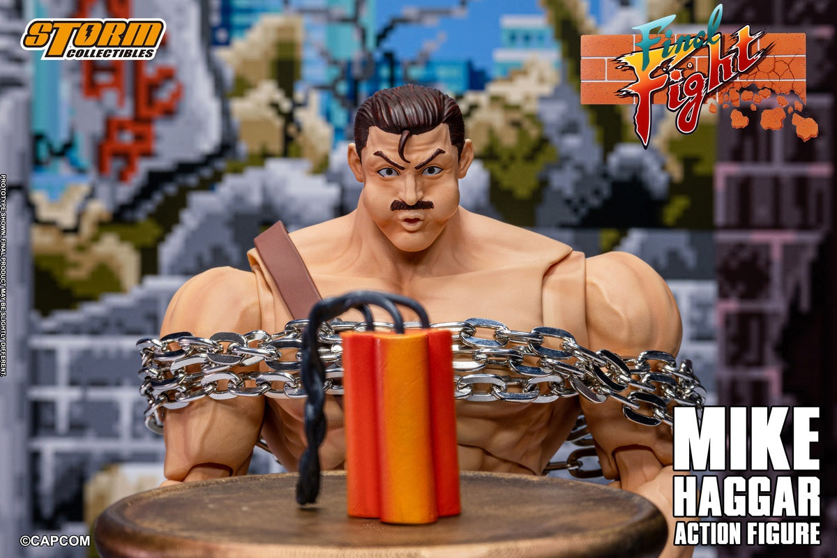 Storm Toys - MIKE HAGGAR - FINAL FIGHT ACTION FIGURE CAFF01 (Licensed)