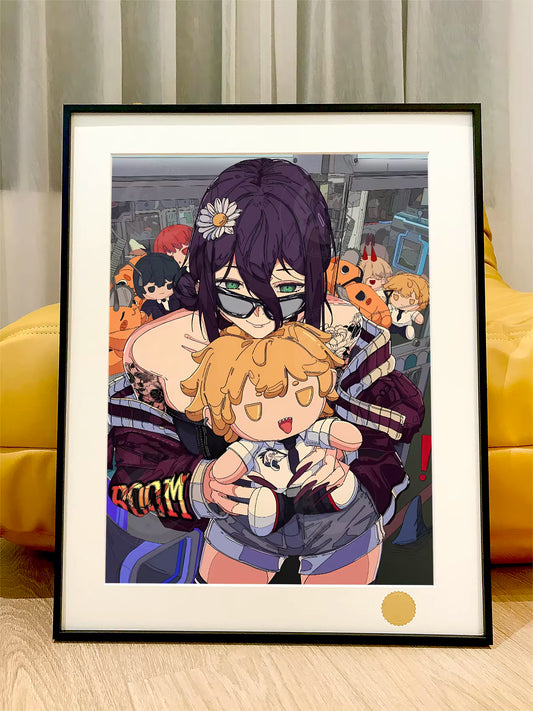 【Pre-sale】Decorative Painting of Reze and Doll Denji-XingKong Studio