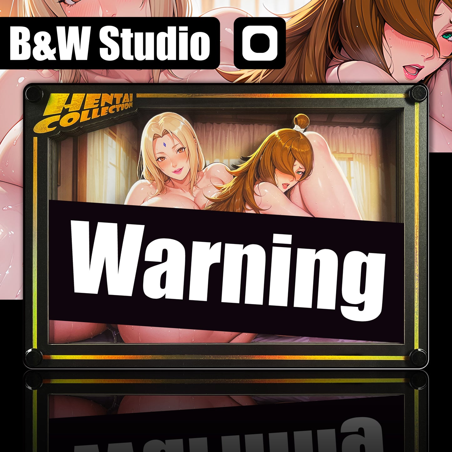 B&W Studio - Ben's Delusion World Series Desktop Decor Card #38 Tsunade X Mei Terumi