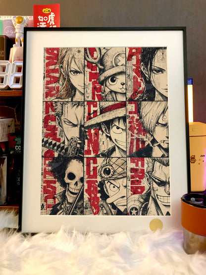 【Pre-sale】Decorative Painting of The Straw Hats-One piece-XingKong Studio