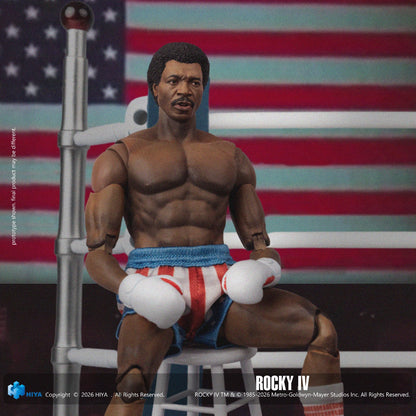 Hiya Toys - Exquisite Super Series Rocky IV Apollo Creed 1/12 Scale Action Figure ESR0233 (Licensed)