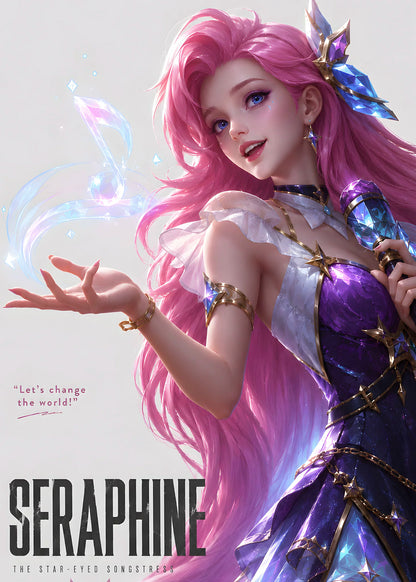 【Pre-sale】Decorative Painting of Seraphine-League of Legends-H2 Studio