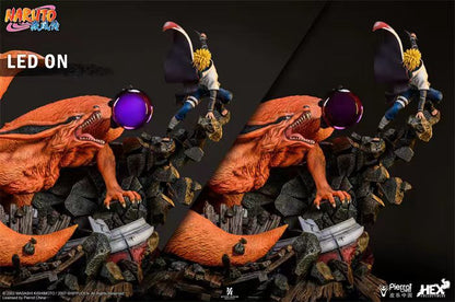 HEX Collectibles - Licensed Minato Namikaze VS Ninetails | 波风水门 VS 九尾