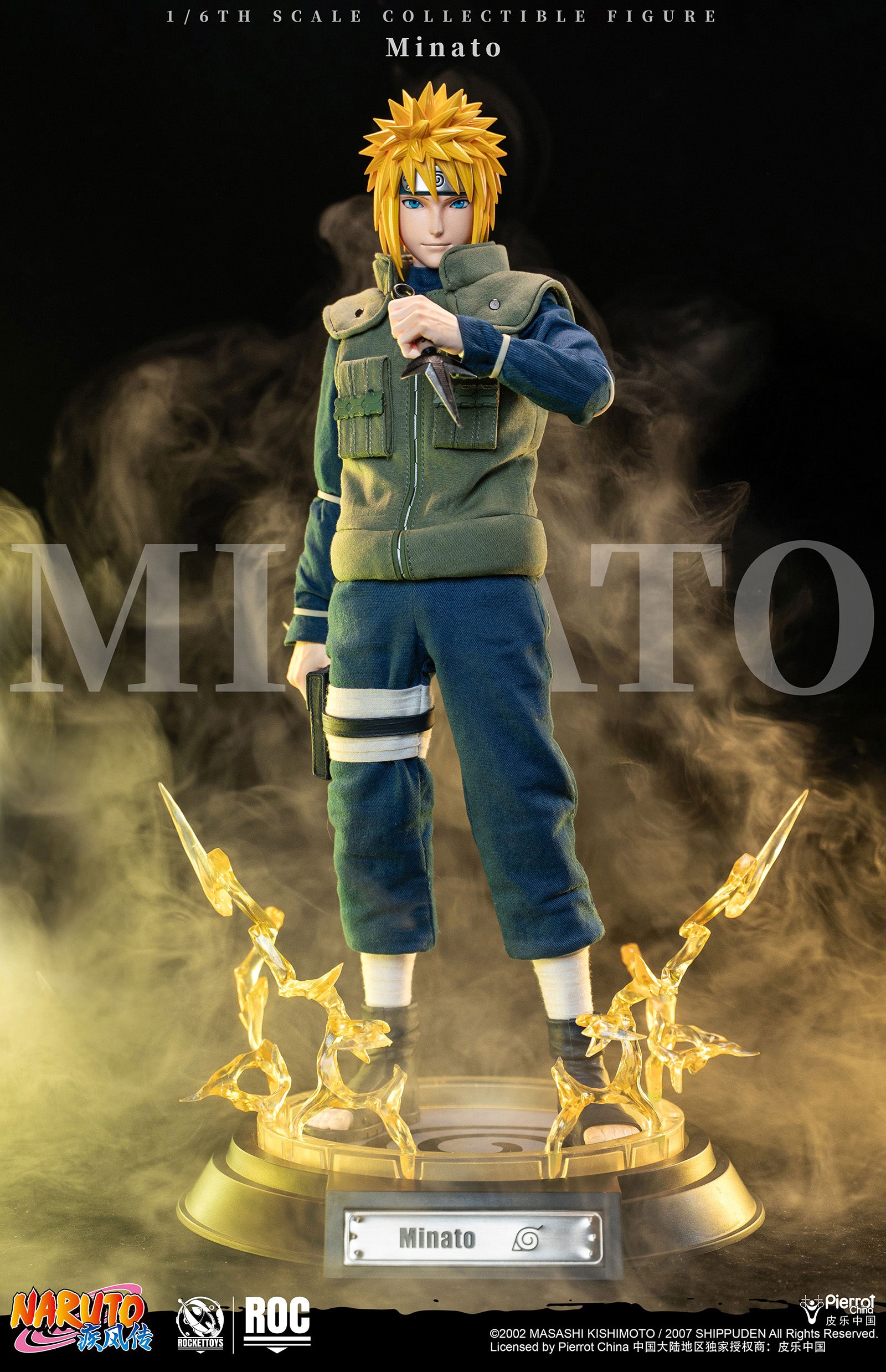 Pre-sale】1/6 Scale ROC-016 Namikaze Minato-ROCKETTOYS Studio
