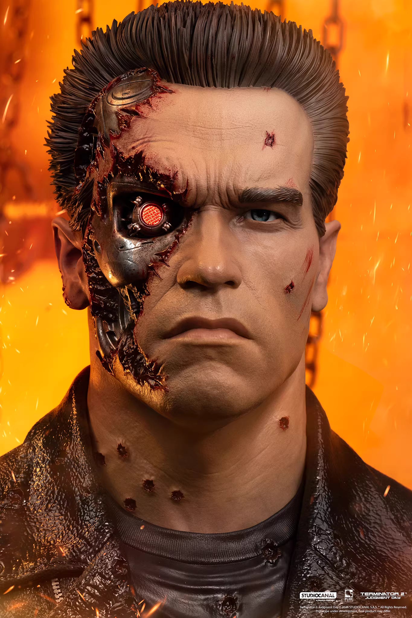 【Pre-sale】1/1 Scale T-800 Model 101 Battle Damaged Art Mask-Purearts Studio