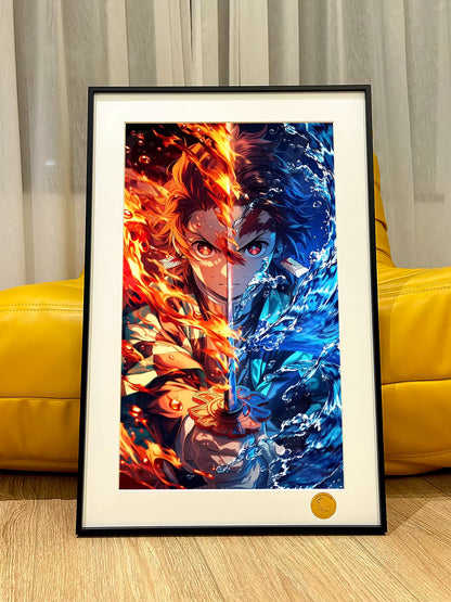【Pre-sale】Decorative Painting of Water and Fire Kamado Tanjiro-XingKong Studio
