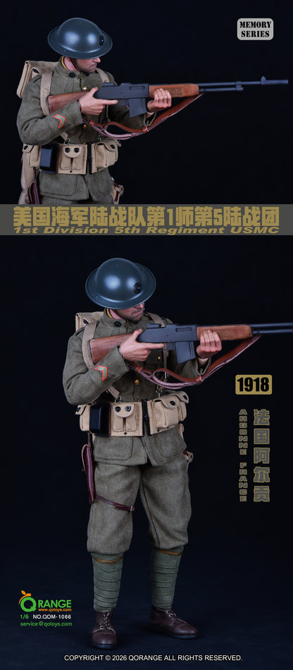 QORANGE QOTOYS-1/6 USMC 1st Division 5th Regiment in Argonne France 1918 QOM-1066-Accessories