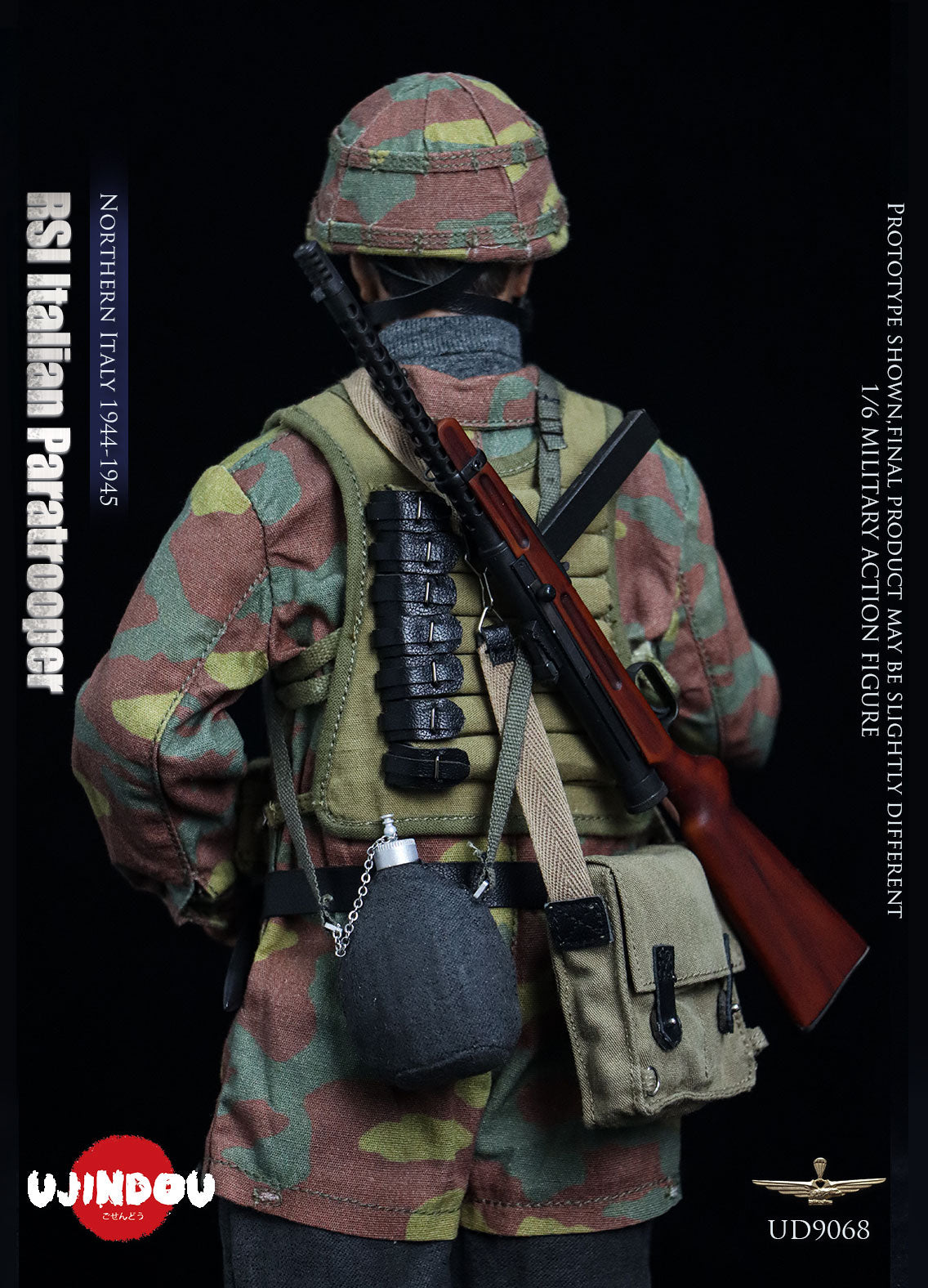 UJINDOU - 1/6 RSI Italian Paratrooper,Northern Italy 1944-1945 NO.UD9068 (Licensed)