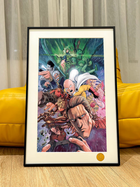 【Pre-sale】Decorative Painting of Saitama, Genos and Tatsumaki-XingKong Studio