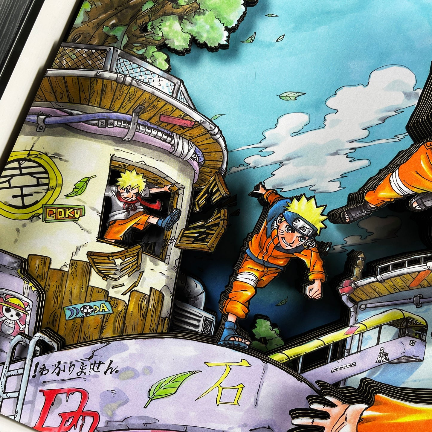 【Pre-sale】Decorative Painting of Naruto Way to Master-Black and White Studio