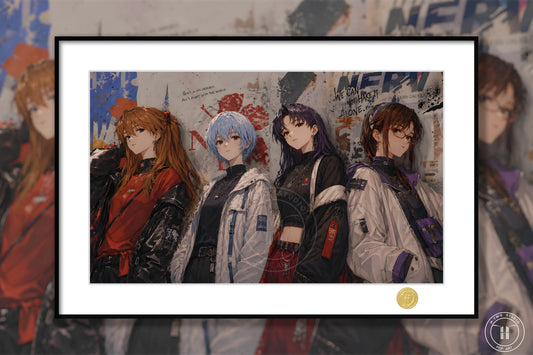 【Pre-sale】Decorative Painting of 4 Girls-H2 Studio