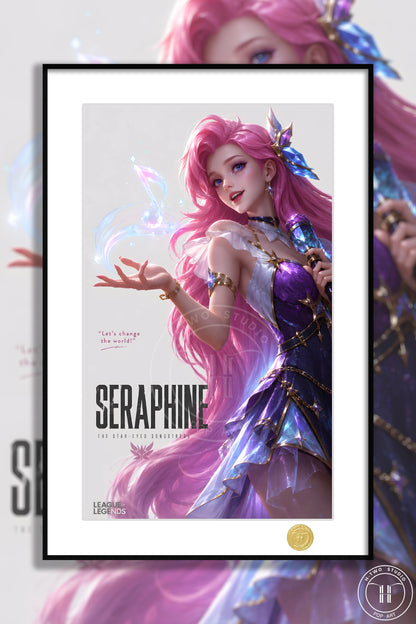 【Pre-sale】Decorative Painting of Seraphine-League of Legends-H2 Studio