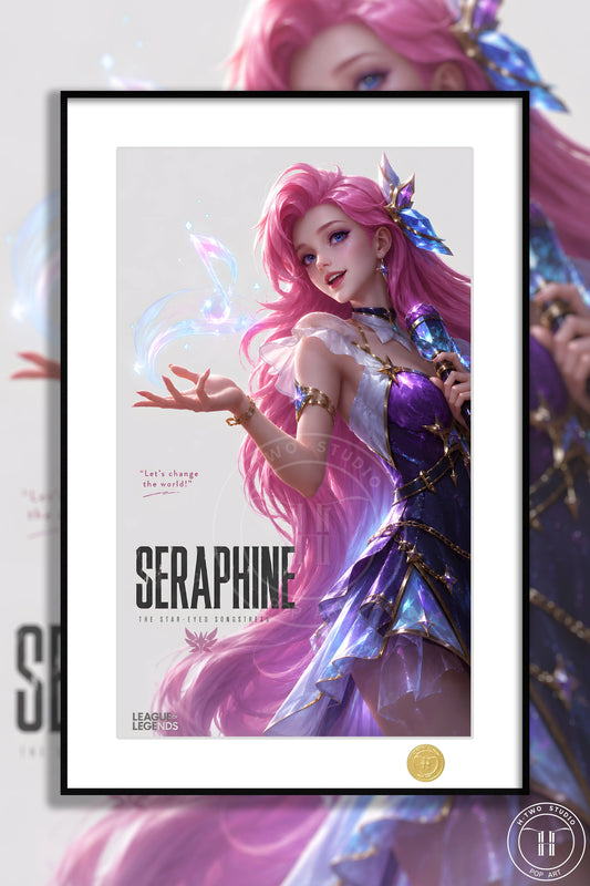 【Pre-sale】Decorative Painting of Seraphine-League of Legends-H2 Studio