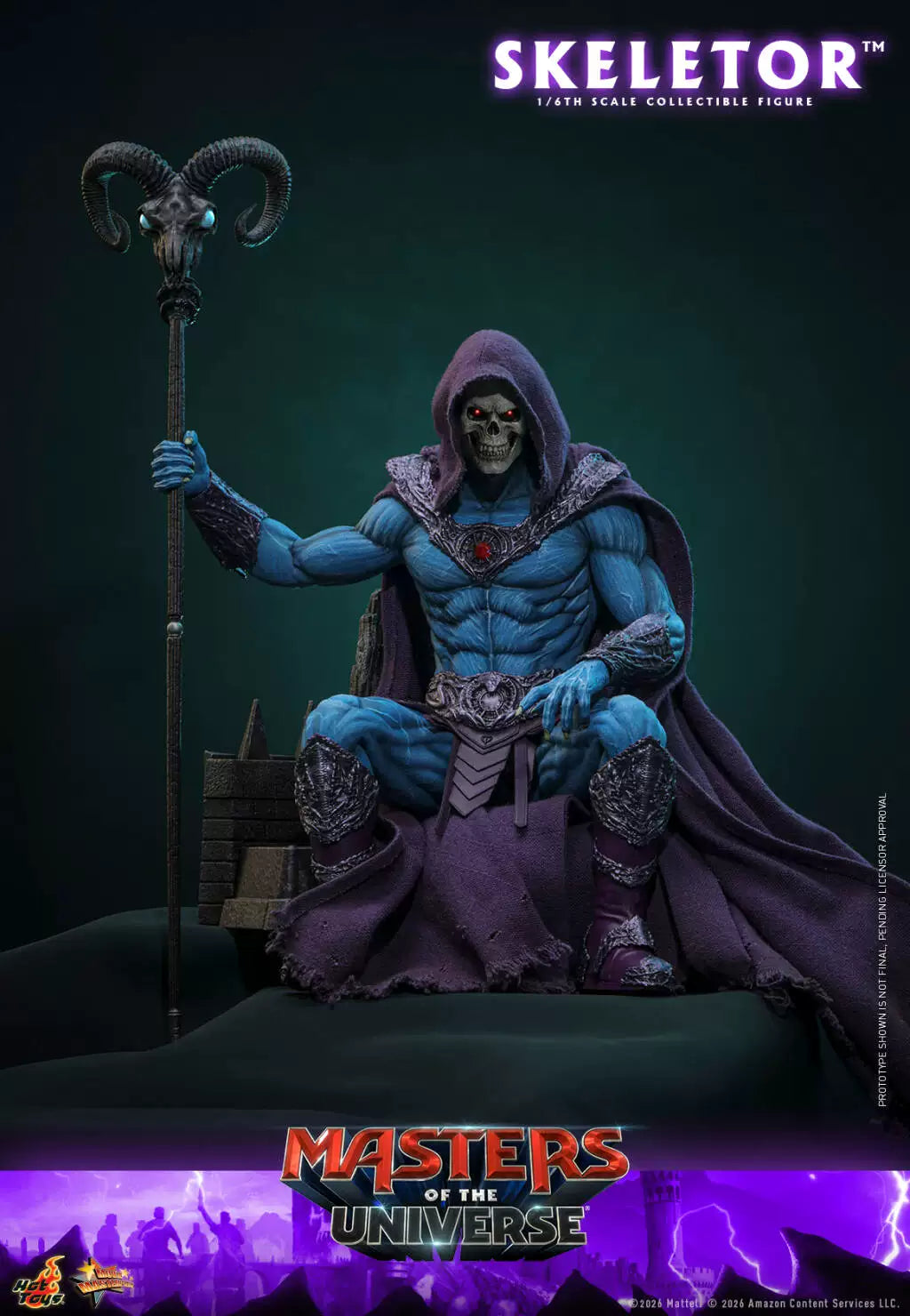 【Pre-sale】1/6 Scale MMS889 Masters of the Universe Skeletor-HotToys Studio