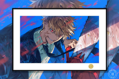 【Pre-sale】Decorative Painting of Denji and Makima-H2 Studio