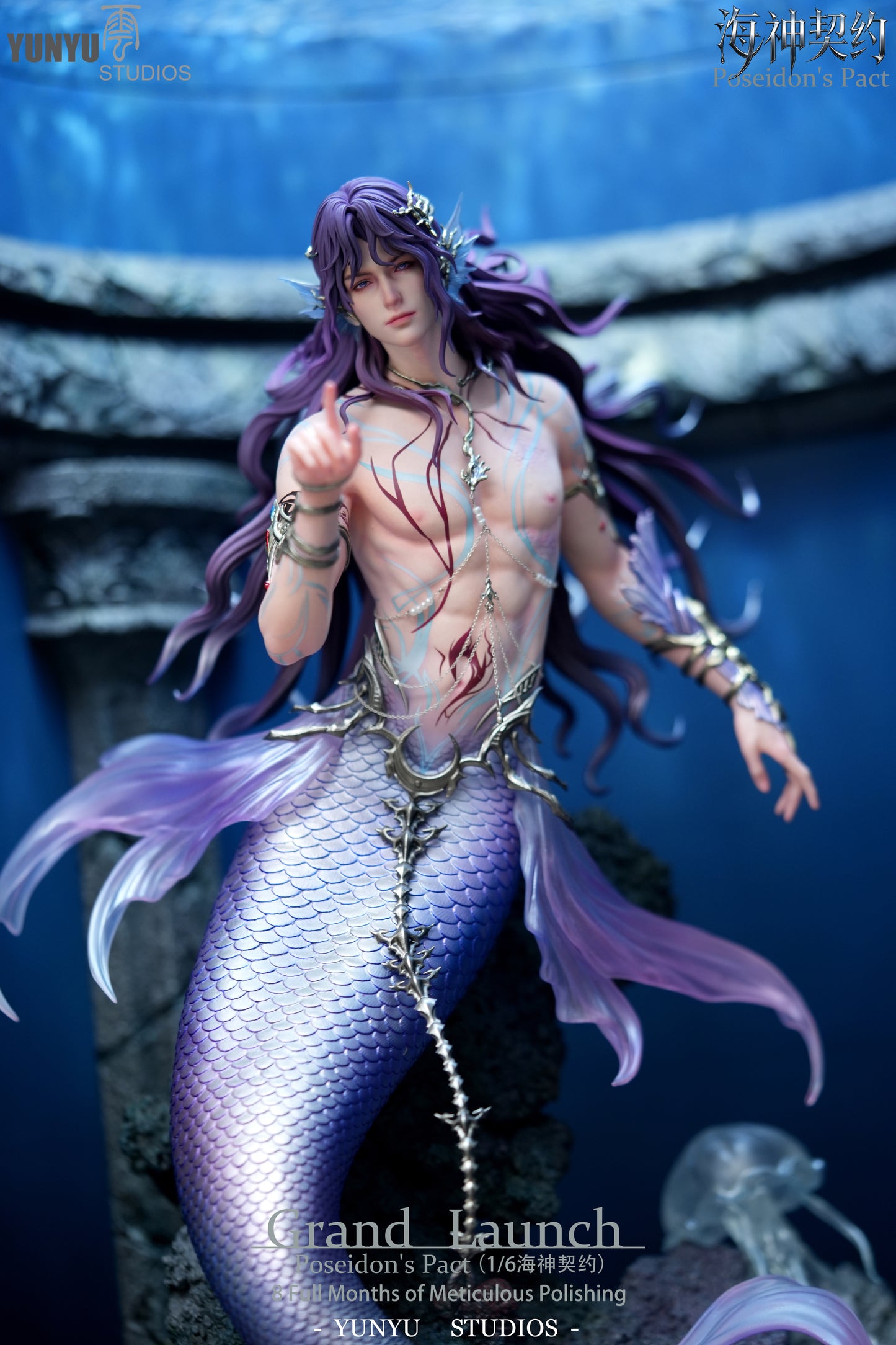 【Pre-sale】1/6 Scale Grand Launch Poseidon's Pact Rafayel-YunYu Studio